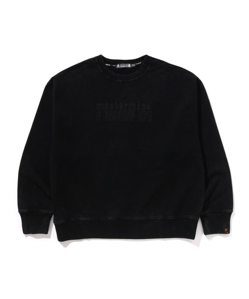 MM BAPE GARMENT DYE RELAXED FIT CREWNECK SWEATSHIRT M 14TH 2ND
