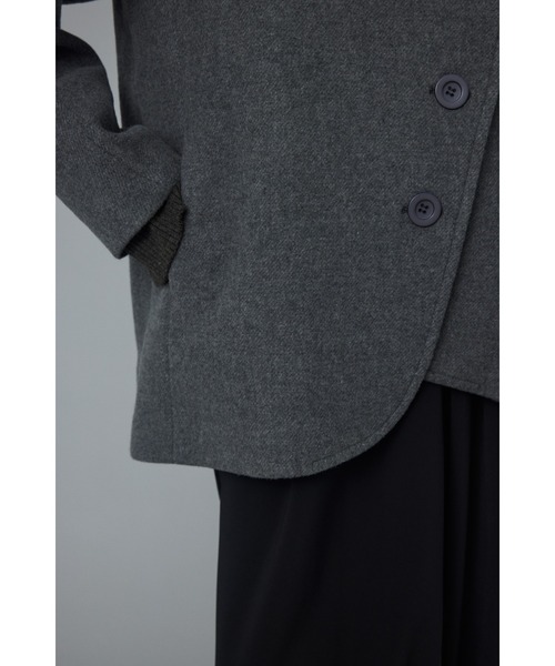 HeRIN.CYE（ヘリンドットサイ）の「Round body wool coat ラウンド