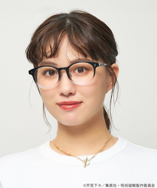 Zoff（ゾフ）の「【伏黒恵モデル】ボストン型 メガネ｜Zoff｜呪術廻戦