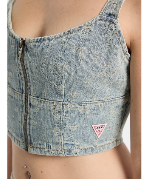GUESS Originals Zip Bustier トップス | GUESS(ゲス) JAPAN 公式