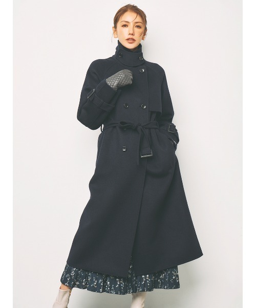 CELFORD（セルフォード）の「ウール混リバートレンチコート（トレンチ