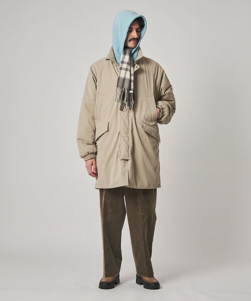 セール】＜Steven Alan＞ ブラッシュド パデッド スタンド コート