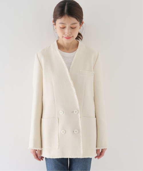 plage（プラージュ）の「WO/SILK MIX tweed ジャケット◇（その他