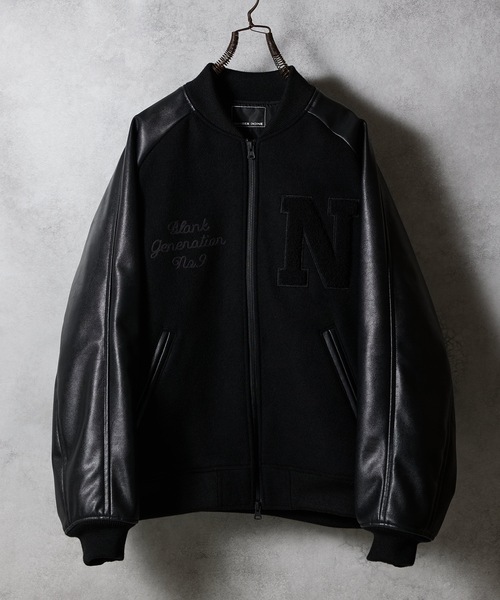 セール】RAGLAN SLEEVE ZIPPER STADIUM JACKET / ラグラン スリーブ