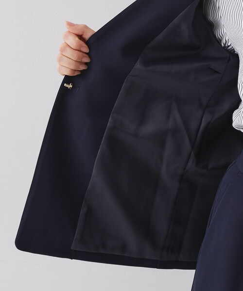 ≪通勤・セレモニー/セットアップ対応≫ Vネックジャケット/ダブル