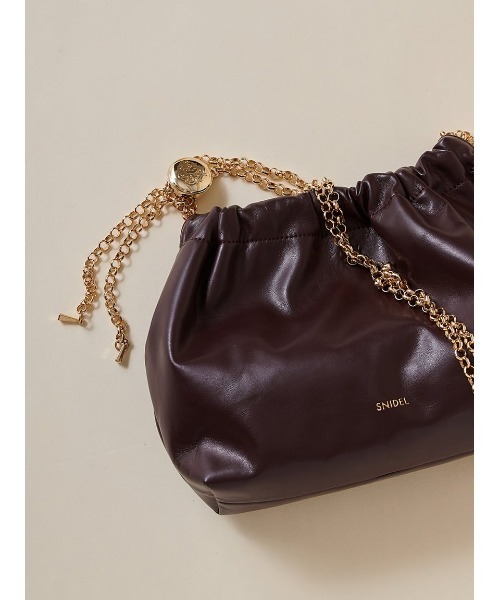 SNIDEL（スナイデル）の「ドロストチェーンバッグ（ショルダーバッグ