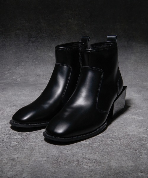 High sole heel boots / ハイソールヒールブーツ(牛革)（ブーツ