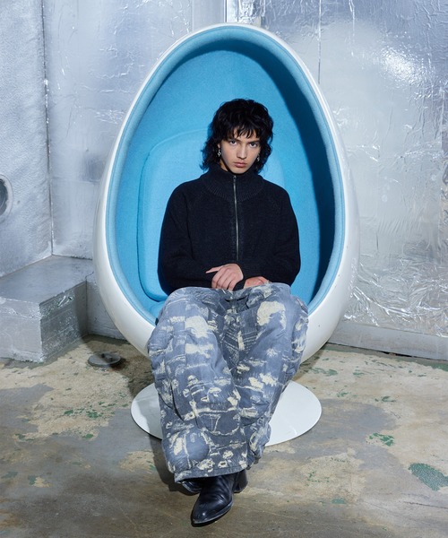 a2o（エーツーオー）の「【a2o】ハイネックドライバーズニット（ニット