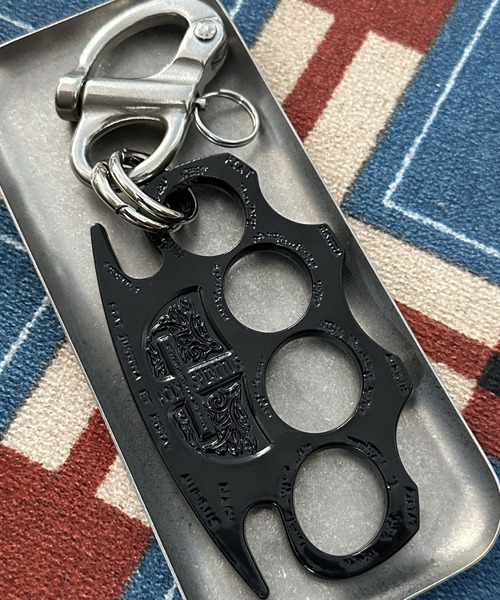 カイザーナックル メリケンサック カラビナ キーホルダー WO25W12AC01