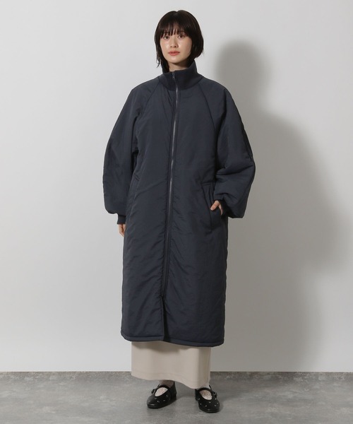 セール】中綿ラグランロングコート / 496682（ブルゾン）｜LAKOLE