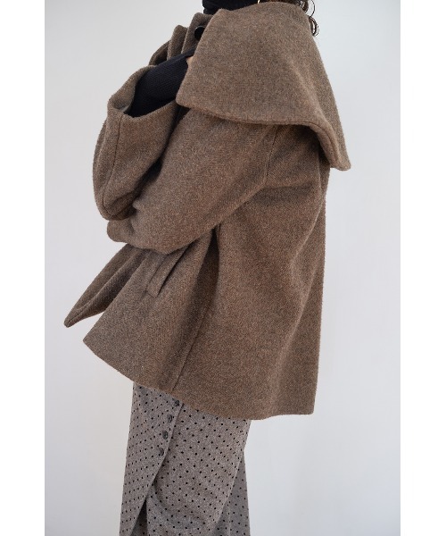 CLANE（クラネ）の「【CLANE(クラネ)】ビッグカラーフレアコート