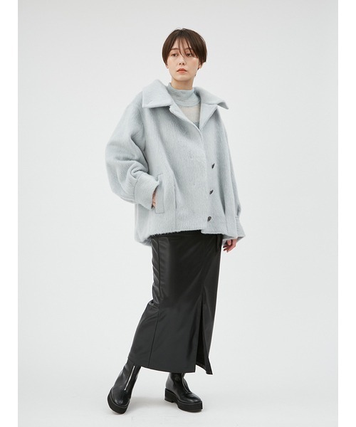 FRAY I.D（フレイアイディー）の「モヘヤシャギーハーフコート（その他