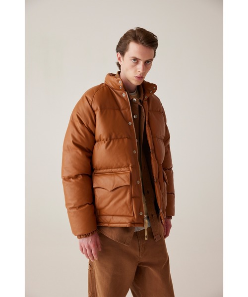 A BATHING APE（アベイシングエイプ）の「LEATHER CLASSIC DOWN JACKET