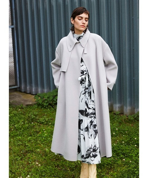 FRAY I.D（フレイアイディー）の「ウールカシミアトレンチリバーコート