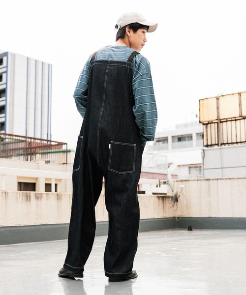 niko and（ニコアンド）の「オーバーオールデニムパンツ【niko and