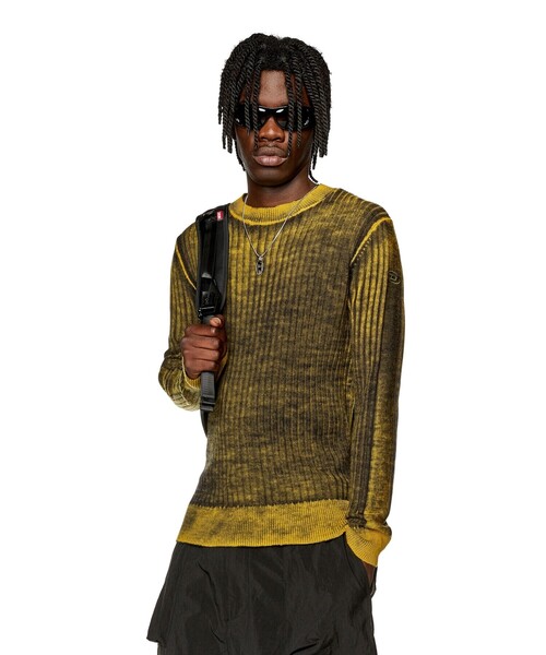 DIESEL（ディーゼル）の「メンズ ニット オールオーバープリント