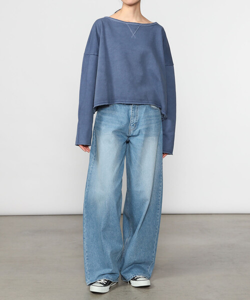 セール】INSCRIRE | ショート スウェットプルオーバー WOMEN