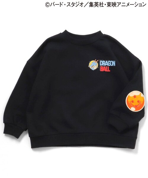 セール】ドラゴンボールコラボ エルボーパッチトレーナー（スウェット