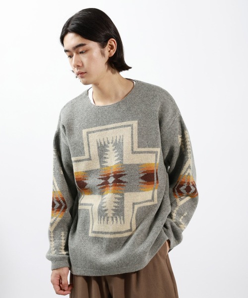 セール】【PENDLETON(ペンドルトン)】別注クルーネックニット（ニット