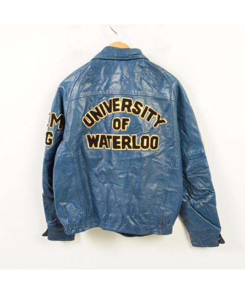 ブランド古着】オールレザースタジャン（スタジャン）｜VINTAGE