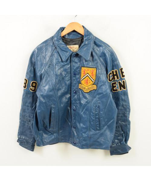 ブランド古着】オールレザースタジャン（スタジャン）｜VINTAGE