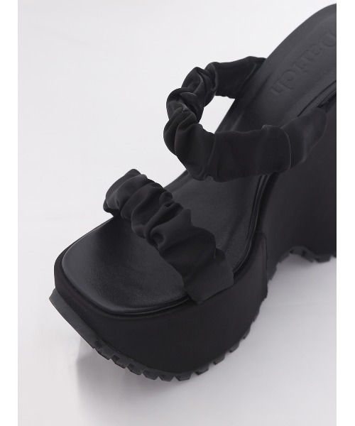 サテンプラットフォームサンダル（サンダル）｜Darich（ダーリッチ）の