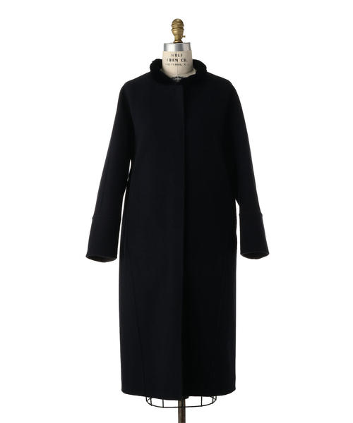 Drawer（ドゥロワー）の「Drawer ウールカシミヤ2WAYノーカラーコート