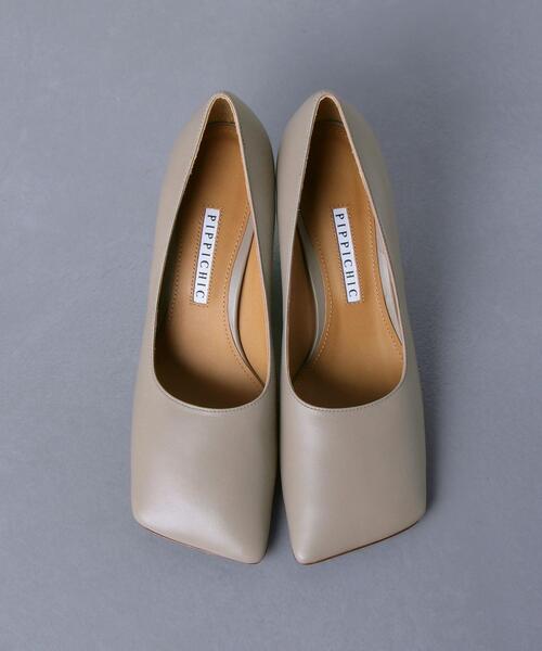 極美品】PIPPICHIC LINDA スクエアトゥ パンプス 23cm Pippichic