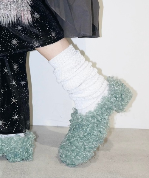 musubore（ムスボレ）の「fur mule / ファーミュール（サンダル）」 - WEAR