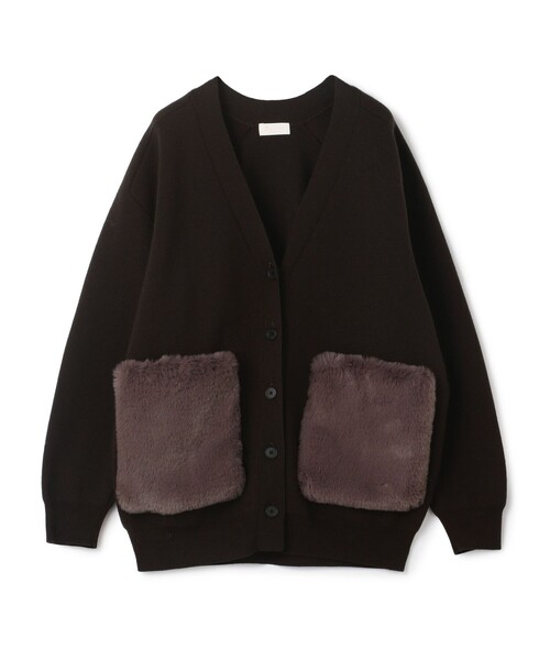 BALLSEY（ボールジィ）の「ウールポリエステルミラノリブ ファー