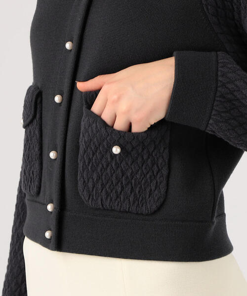 BALLSEY（ボールジィ）の「ウールコットンパールコンビ クルーネック