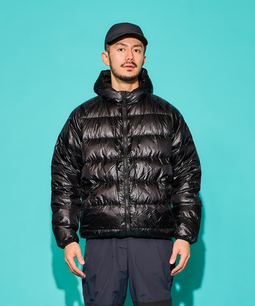 TRAIL BUM】 X 【NANGA】NOT BAD DOWN HOODIE/ ノットバッドダウンフー