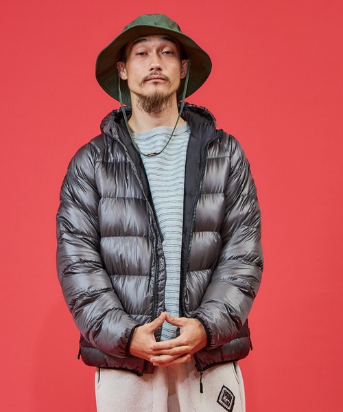 TRAIL BUM】 X 【NANGA】NOT BAD DOWN HOODIE/ ノットバッドダウンフー