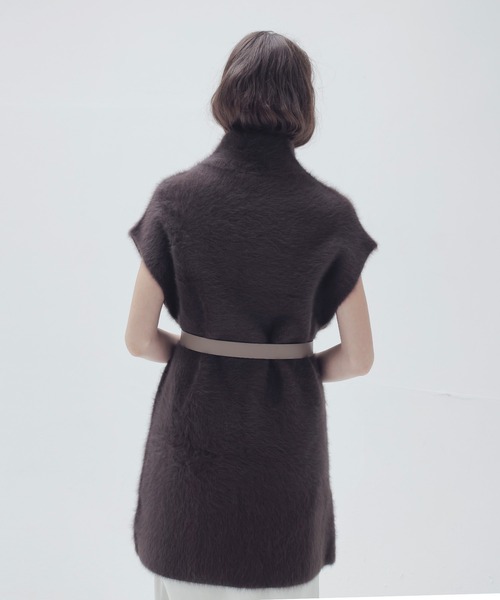 DRESSLAVE（ドレスレイブ）の「fox cashmere stand zip gilet