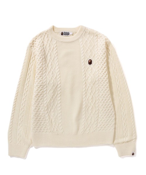 A BATHING APE（アベイシングエイプ）の「APE HEAD ONE POINT KNIT
