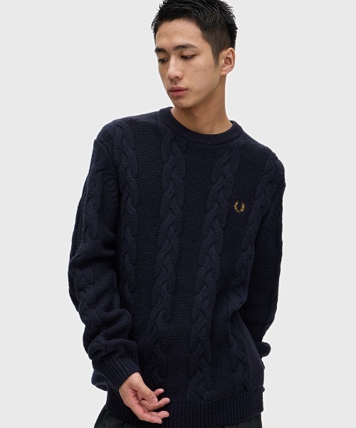 セール】Chunky Cable Knit Jumper／チャンキーケーブルセーター