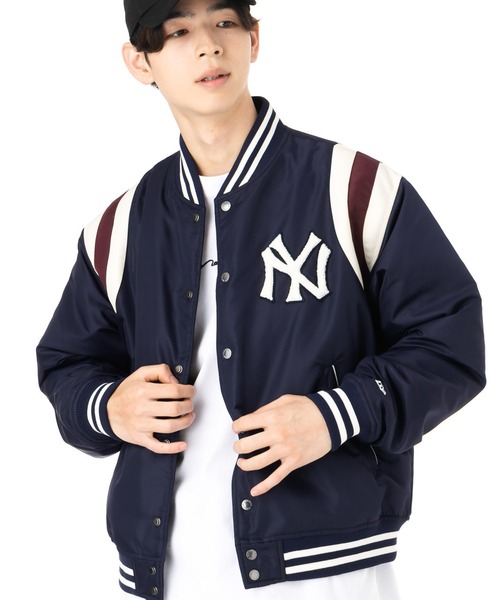 セール】ニューエラ バーシティージャケット スタジャン MLBクーパーズ