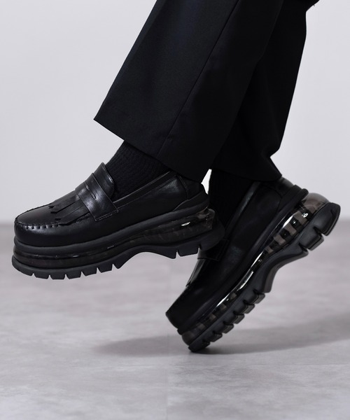 CLEL】Air Cushion High Sole Loafers/Derby Shoes / エアークッション