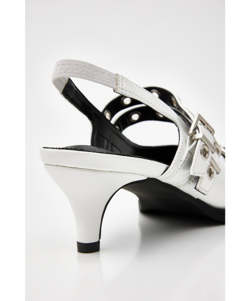 セール】【再入荷】POINTED TOE BELTED SANDAL ポインテッド