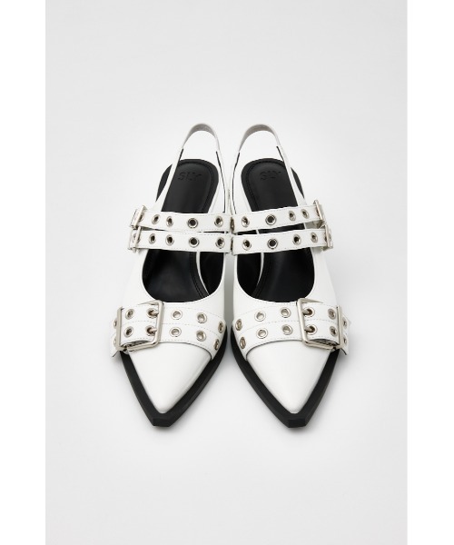 セール】【再入荷】POINTED TOE BELTED SANDAL ポインテッド