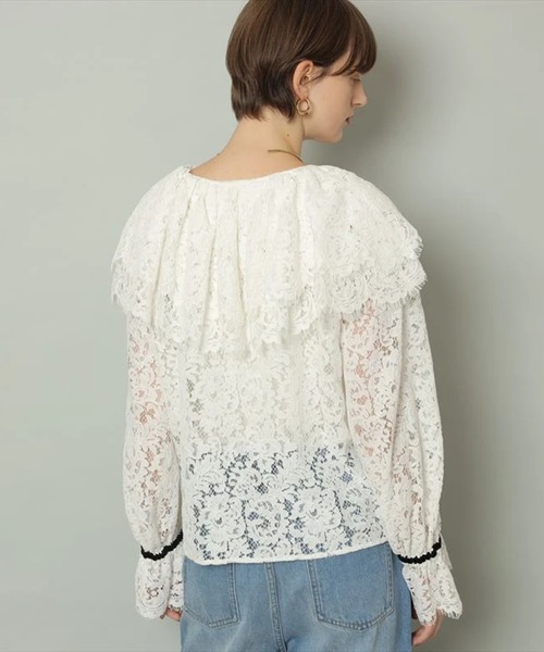 CADUNE（カデュネ）の「総レースブラウス（シャツ/ブラウス）」 - WEAR