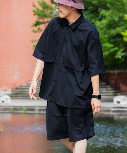 セール】Wide Dad SHADE TECH SHORT-SLEEVE SHIRTS（シャツ/ブラウス
