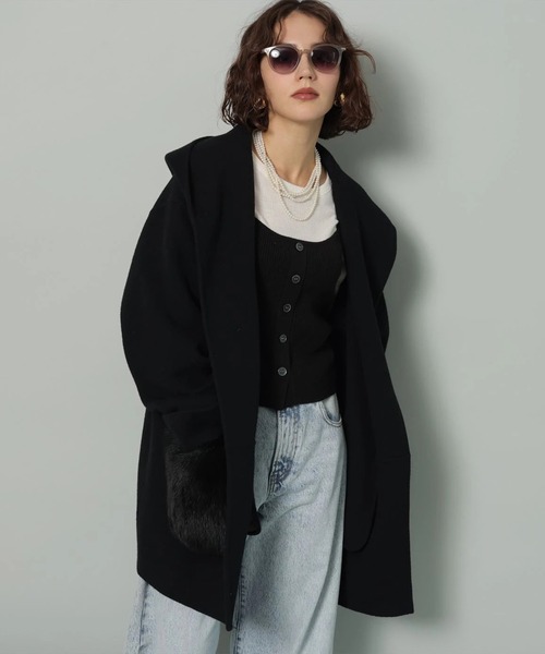 ファー付きフードリバーコート（ダウンジャケット/コート）｜Arpege