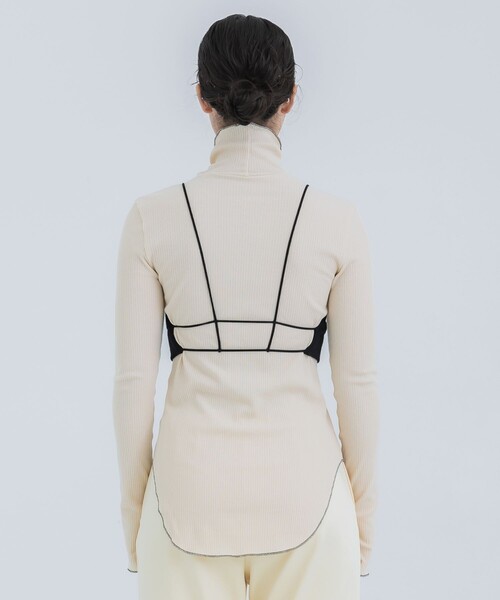 fumie tanaka plain line cami グレー ブラトップ fumie tanaka plain