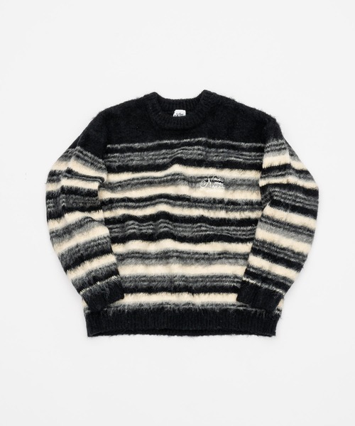 multi border knit / マルチボーダーニット（ニット/セーター