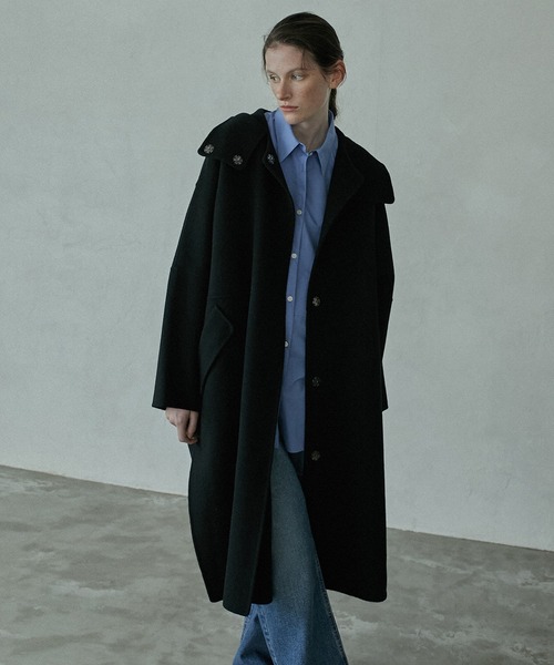 LE CIEL BLEU（ルシェルブルー）の「フードオーバーコート / Hooded