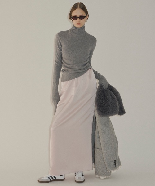 yae（ヤエ）の「Super long sleeve rib knit / スーパーロングスリーブ