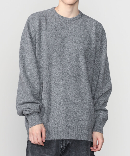 Glenmac | ジーロンラム クルーネックサドルニット MEN（ニット