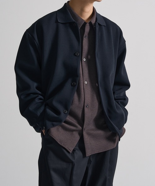 CITY TOKYO/シティートーキョー】Joint knit ポロカーディガン