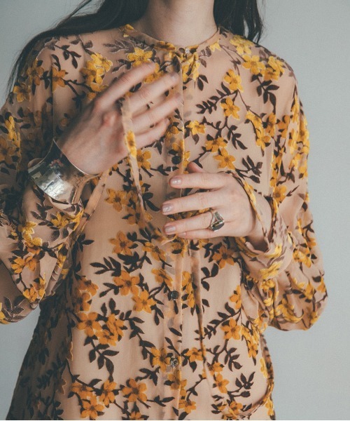 CLANE（クラネ）の「【CLANE(クラネ)】フラワーオパールバルーンワンピ